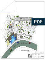 Proyecto de infraestructura vial con áreas recreativas y de juegos infantiles