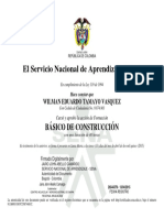 El Servicio Nacional de Aprendizaje SENA: Básico de Construcción