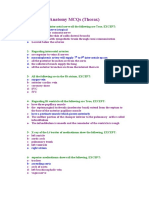 Anatomy MCQs (Thorax)