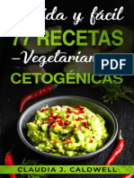 77 Recetas Vegetarianas Cetogénicas