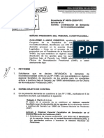 Contestación de demanda Exp. N° 16-2020-PI-TC, e informe