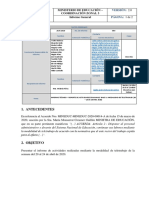 INFORME SEMANAL DOCENTES Del 27 de Abril A 01 de Junio de 2020