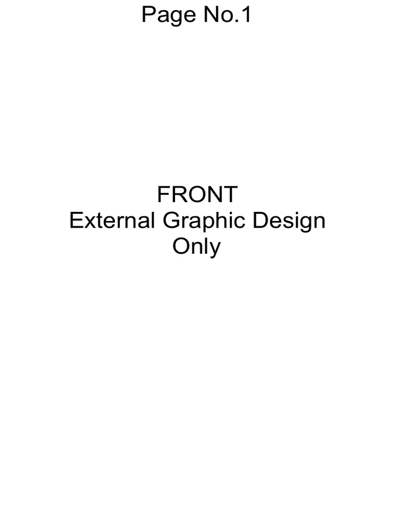 External Graphic Design Samples Guide | PDF