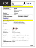 Bernzomatic Butane Safety Data Sheet | PDF | Fires | Flammability