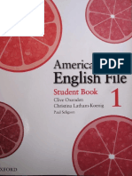 Livro American English File Student Book Vol 1
