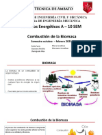 Combustión de La Biomasa