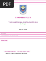 Chapter Four: Two Dimensional Digital Switching