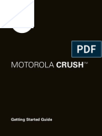 Motorola Crush: Getting Started Guide