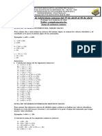 2. 7. SEMANA DOS SUMAS DE ENTEROS SEPTIMOS 2020