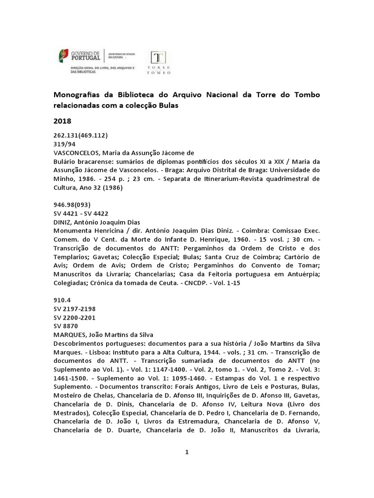 Bulas 2 | PDF | Portugal | Papa