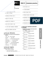 Unit 4: Grammar Practice