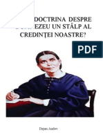 Este Doctrina Despre Dumnezeu Un Stalp Al Credintei Advente