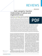 Reviews: Structure-Property-Function Relationships of Natural and Engineered Wood