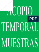 Acopio Temporal Muestras