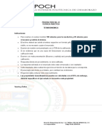 Prueba Parcial II - EJERCICIOS - TERMODINÁMICA