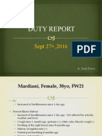 Duty Report 