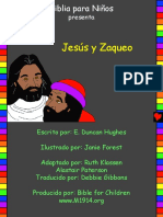 Jesus and Zaccheus Spanish