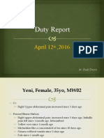 Duty report 