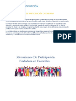 Mecanismos de Participacion Ciudadana