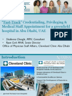 Fast Track Credentialing, Priviileging & Medical Staff Appointment - Chougle & Cork