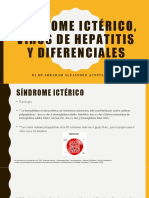 Síndrome Ictérico, Virus de Hepatitis y Diferenciales