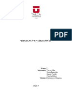 "Trabajo N°4: Vibraciones": Grupo: 2 Integrantes: Yercko Alba