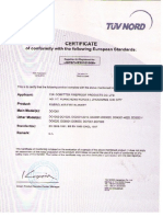 Fire Blanket Certificate