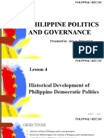 Philippine Politics and Governance: Presented By: Alex A. Dumandan