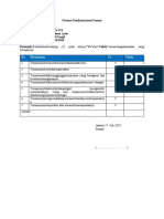 Format Penilaian Antar Teman 2 Jawaban