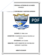 Tarea Resumen Contabilidad de Costos