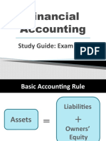 Financial Accounting: Study Guide: Exam One