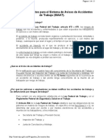 Preguntas Frecuentes para El Sistema de Avisos de Accidentes de Trabajo (SIAAT)