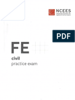 NCEES - FE Civil Practice Exam (Effective With Exams Beginning July 2020) (2020)