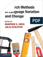 Krug M., Schlueter J. (Eds.) - Research Methods in Language Variation and Change-Cambridge University Press (2013)