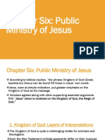 Chapter Six: Public Ministry of Jesus