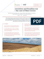 Illegal Deforestation and Brazilian Soy Exports: The Case of Mato Grosso