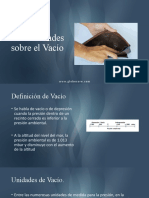 Generalidades del vacio