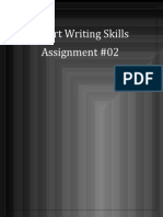 Report Writing Skills Assignment #02