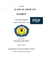 TUGAS MAKALAH AL-QUR'AN HADIST