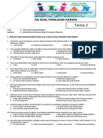 Soal Tematik Kelas 5 SD Tema 2 Subtema 3 Memelihara Organ Pernapasan Manusia Dan Kunci Jawaban