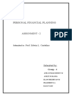 Personal Financial Planning: Assignment - 2