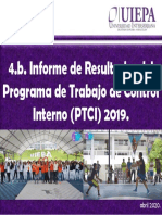 B Informe de Resultados Del Programa de Trabajo de Control Interno. Portada