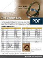 CTP Crankshaft Seals: Front Seal 1425867 Rear Seal 1425868
