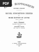 Pierret, Paul: Recueil D'inscriptions Inédites Du Musée Égyptien Du ...