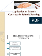 Application of Islamic Contracts in Islamic Banking