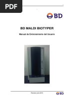 Manual de uso de MALDI-TOF | PDF | Agua | Espectrometría de masas