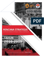 6053rencana Strategis KEMENPORA TAHUN 2016 2019