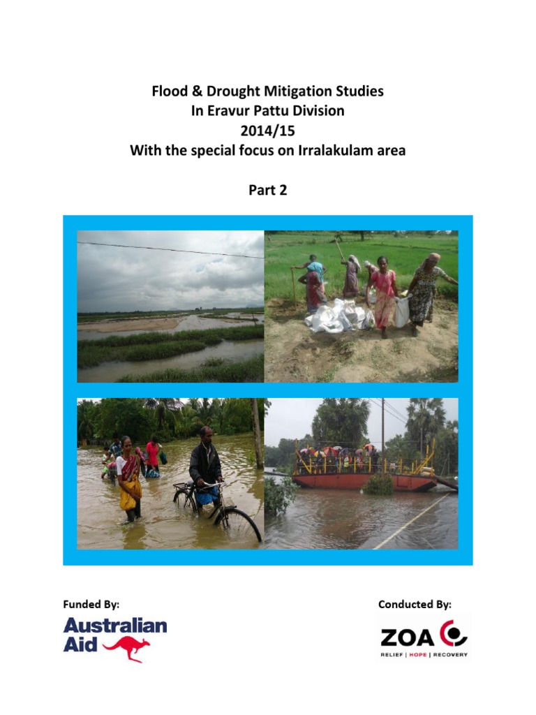 Flood and Drought Mitigation Studies | PDF | Flood | Drainage