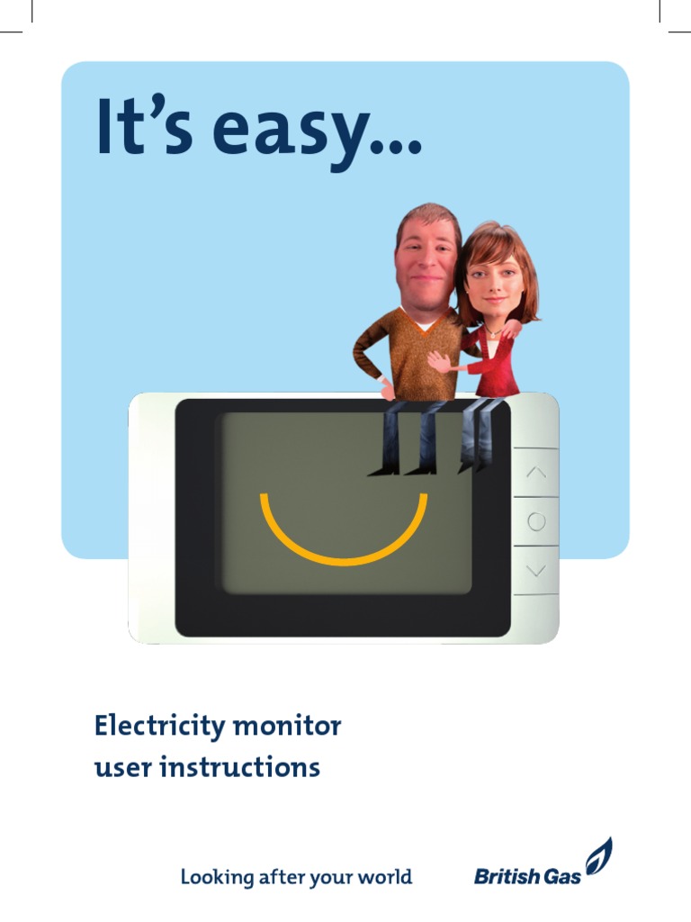 British Gas Electricity Monitor Manual PDF Ac Power Plugs And