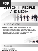 Lesson 11: People and Media